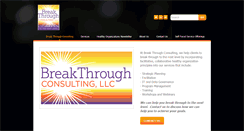 Desktop Screenshot of breakthroughconsultingllc.com